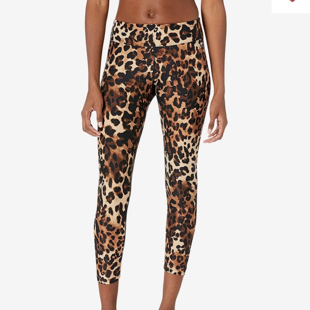 🐆Calvin Klein Performance Stylish Leopard Print Activewear 7/8 Length Leggings